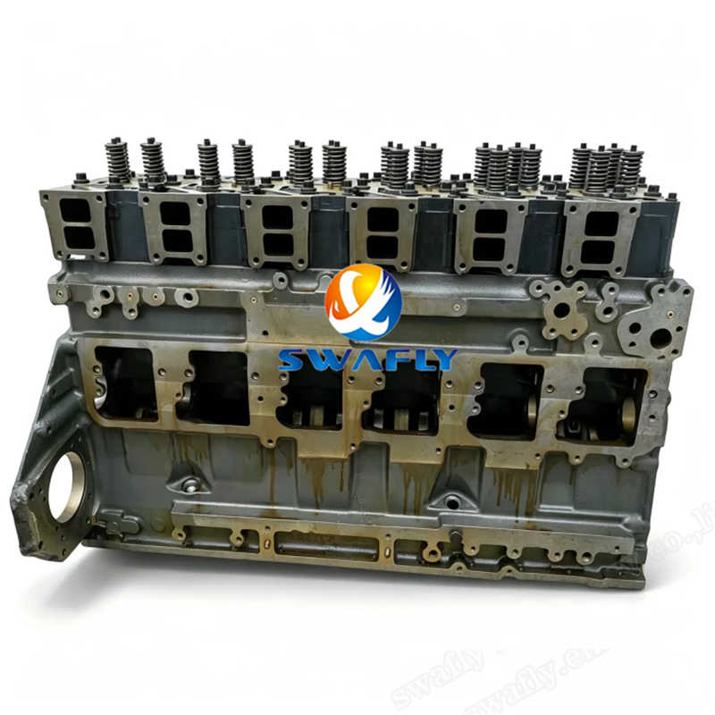 Совершенно новый двигатель Komatsu SAA6D125E-2 с длинным блоком для экскаватора PC400 PC450